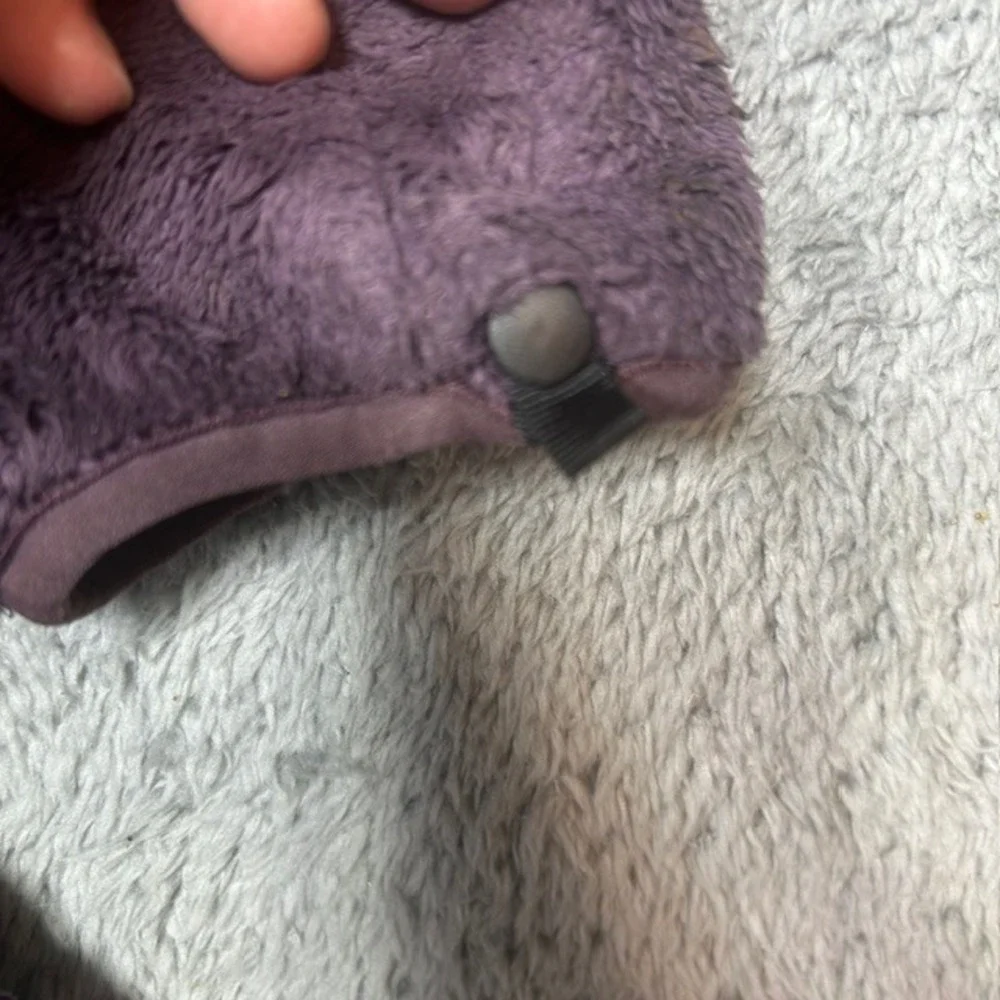 The North Face Osito Fleece‎ Jacket Women's M Purple Full Zip Deep Pile